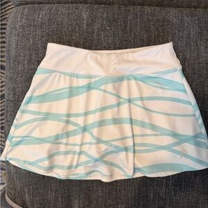 Head White and Light Green Skater Skort Size XS